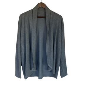 RED Woman Gray Open Cardigan - 3X